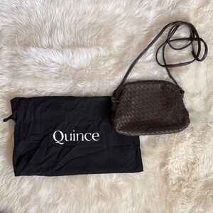Quince Dark Brown Crossbody Bag